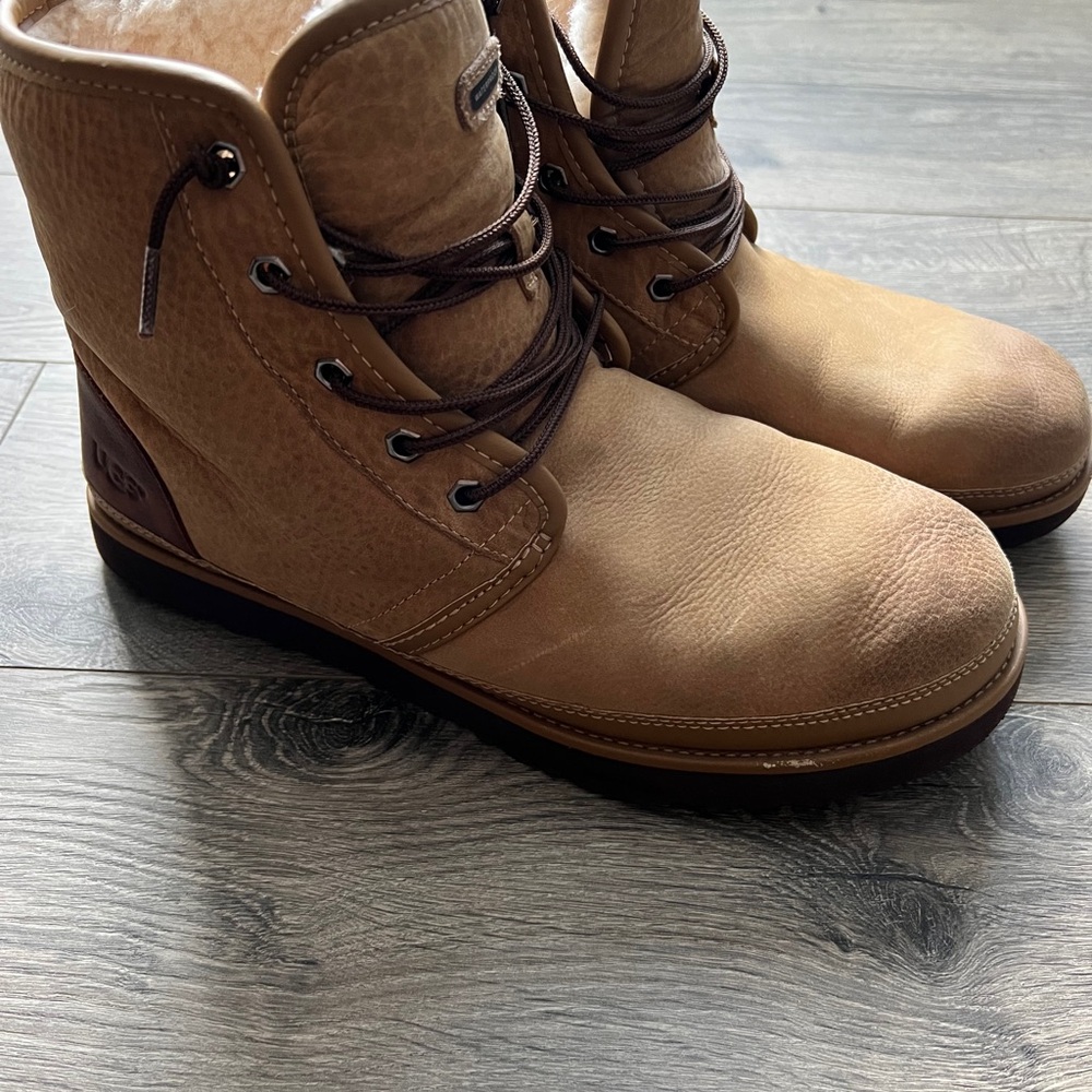UGG Men's Brown Leather Boots